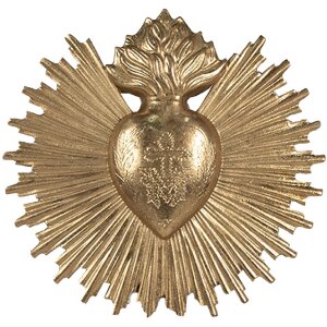 Clayre & Eef 6PR4133 Dekoracja ścienna 17x2x16 cm w...