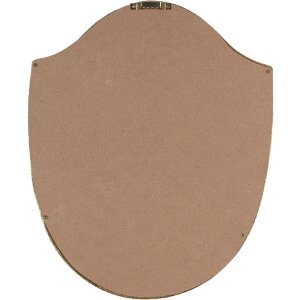 Clayre & Eef 6PR4135 Dekoracja ścienna 25x3x30 cm w kolorze złotym