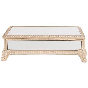 Clayre & Eef 6PR4136 Pudełko na biżuterię beżowe 21x11x7 cm Elegancki design