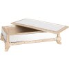 Clayre & Eef 6PR4136 Pudełko na biżuterię beżowe 21x11x7 cm Elegancki design