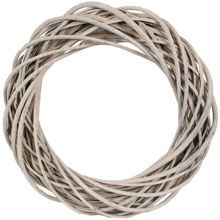 Clayre & Eef 6RO0600M Wianek dekoracyjny brązowy Ø 40x7 cm