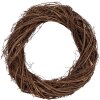 Clayre & Eef 6RO0602M Wianek dekoracyjny brązowy Ø 35x6 cm Stylowy wystrój wnętrz