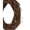 Clayre & Eef 6RO0602M Wianek dekoracyjny brązowy Ø 35x6 cm Stylowy wystrój wnętrz