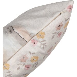 Poszewka na poduszkę Clayre & Eef RUB22 Bunny 45x45 Beżowa Poduszka dekoracyjna