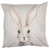 Poszewka na poduszkę Clayre & Eef RUB22 Bunny 45x45 Beżowa Poduszka dekoracyjna