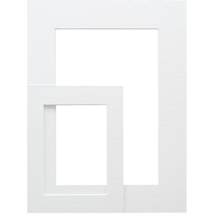 Deknudt SP111 passe-partout białe wycięcie 20x25 cm