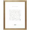 Ramka na zdjęcia Deknudt S47BB2 złota/czarna 40x60cm plastikowa