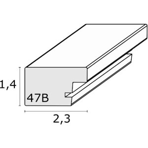 Ramka na zdjęcia Deknudt S47BK2 czarna 30x30 cm plastikowa