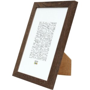 Ramka na zdjęcia Deknudt S47CJ3 ciemny dąb lity 30x40 cm