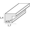 Ramka na zdjęcia Deknudt S47EK2 czarna 13x18 cm plastikowa