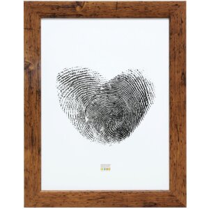 Deknudt S53GH9 Szeroka rama drewniana brązowa 13x18 cm