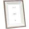 Deknudt S68VG2 Ramka na zdjęcia biała brązowo-szara krawędź 10x15 cm