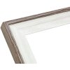 Deknudt S68VG2 Ramka na zdjęcia biała brązowo-szara krawędź 10x15 cm