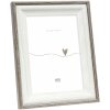 Deknudt S68VG2 Ramka na zdjęcia biało-brązowo-szara krawędź 15x20 cm