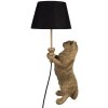 Clayre & Eef 5LMC0037 Lampa stołowa o wyglądzie kociego brązu E27/max 1x60W 31x24x62 cm