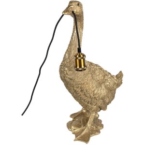 Clayre & Eef 5LMP671 Lampa stołowa w kolorze gęsiego...