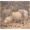 Clayre & Eef 65308 Obraz 50x3x50 cm dekoracja ścienna w stylu vintage