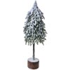 Clayre & Eef 65580 Sztuczna choinka 20x15x53 cm efekt śniegu