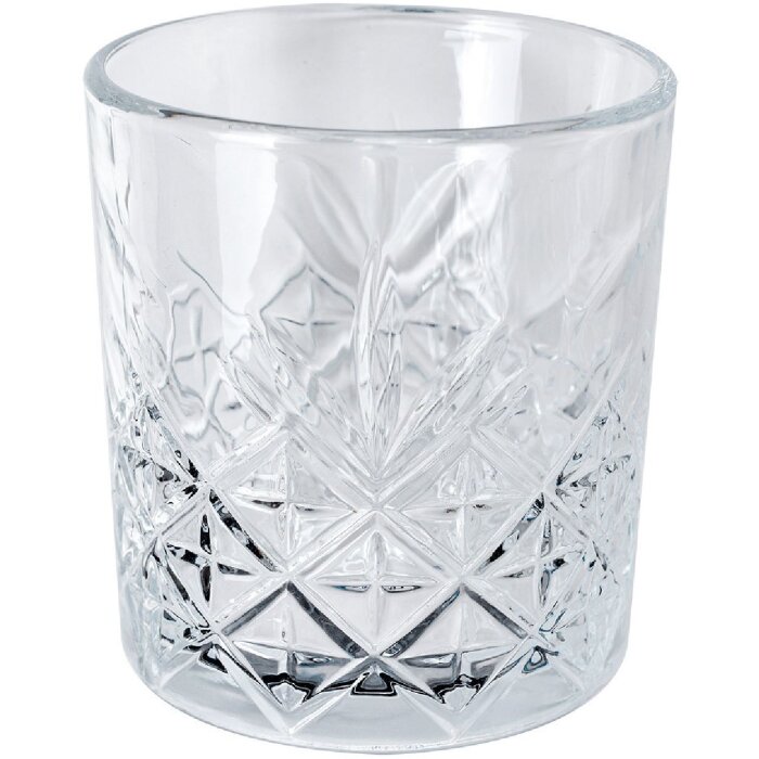 Clayre & Eef 6GL4884 Szklanka do napojów 320ml Ø 8x9 cm Przezroczysta