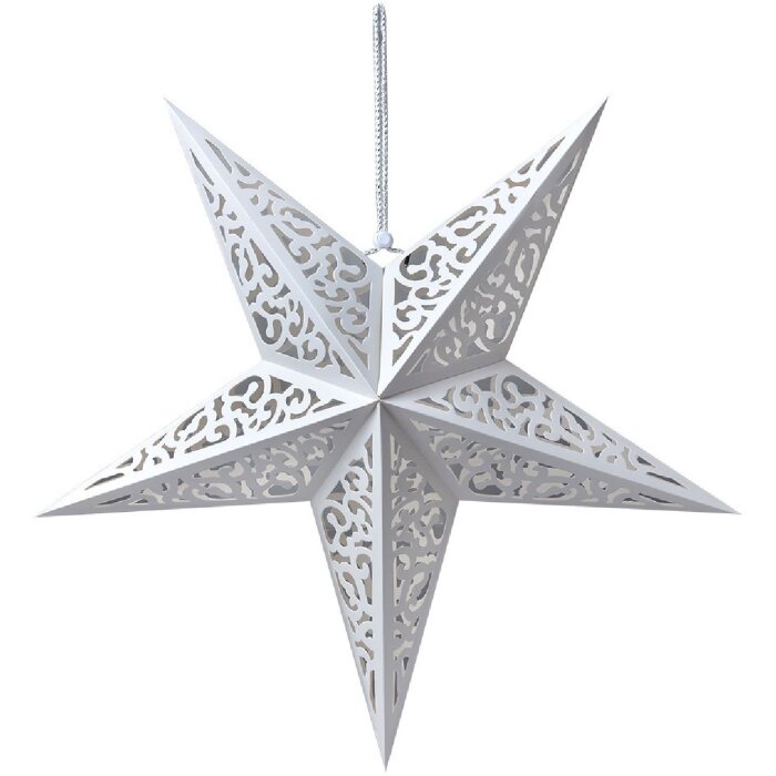 Clayre & Eef 6PA0510L Dekoracja Star White 60x18x60 cm
