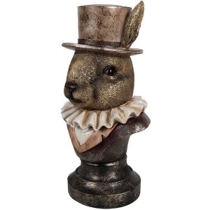 Clayre & Eef 6PR4140 Ozdoba królik 19x16x35 cm...