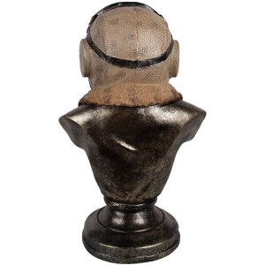 Clayre & Eef 6PR4142 Dekoracja Popiersie Psa 22x18x35 cm Styl Vintage