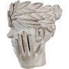 Clayre & Eef 6TE0500 Doniczka Flower Woman Grey 27x22x31 cm