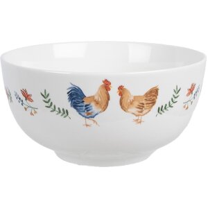 Clayre & Eef CARYBO miska ceramiczna biała Ø...