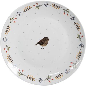 Clayre & Eef SPYDP Mały talerz Ø 20x2 cm