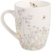 Kubek Clayre & Eef WFFMU Biały Porcelanowy Botaniczny 12x8x10 cm 350 ml