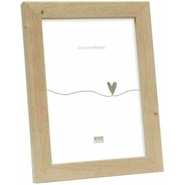 Deknudt S45SH1 Nowoczesna ramka na zdjęcia Jasny naturalny kolor drewna Brązowy 50,0 x 70,0 cm