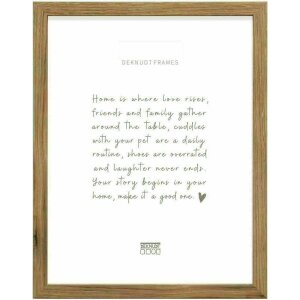 Deknudt S45SH2 Nowoczesna ramka na zdjęcia ciemne naturalne drewno brązowy 15,0 x 20,0 cm