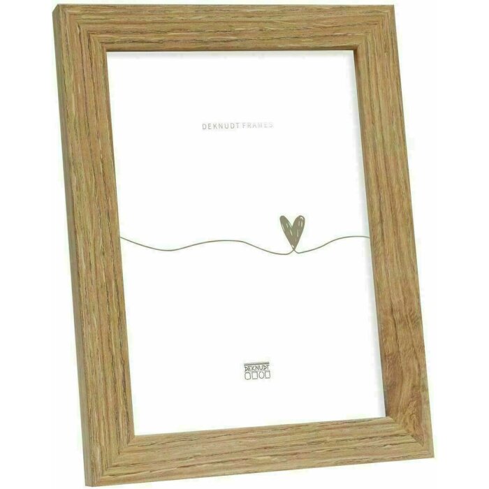 Deknudt S45SH2 Nowoczesna ramka na zdjęcia ciemne naturalne drewno brązowy 50,0 x 70,0 cm
