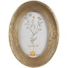 Clayre & Eef 2F1139 Ramka na zdjęcia złota owalna 15x2x20 cm 10x15 cm