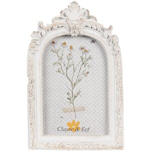 Clayre & Eef 2F1143 Ramka na zdjęcia biała 13x2x31 cm...