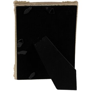 Clayre & Eef 2F1147 Ramka na zdjęcia Zielone złoto 13x2x18 cm 10x15 cm