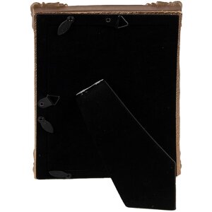 Clayre & Eef 2F1148 Ramka na zdjęcia złoto-zielona 13x2x18 cm 10x15 cm