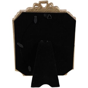 Clayre & Eef 2F1154 Ramka na zdjęcia w kolorze zielonego złota 16x2x24 cm 13x18 cm