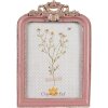 Clayre & Eef 2F1103 Ramka na zdjęcia różowe srebro 13x2x20 cm 10x15 cm