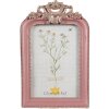 Clayre & Eef 2F1104 Ramka na zdjęcia różowe srebro 16x2x23 cm 13x18 cm
