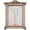 Clayre & Eef 2F1112 Ramka na zdjęcia w kolorze złotym 18x2x24 cm 13x18 cm Romantyczna