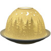 Clayre & Eef 6CE1817 Stojak na tealight Ø 12x8 cm Tree biały