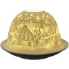 Clayre & Eef 6CE1823 Podstawka na tealight Winter Ø 12x8 cm biała