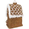 Clayre & Eef 6MG0054 Dekoracja domek z piernika z diodami LED 22x18x39 cm