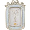 Clayre & Eef 2F1119 Ramka na zdjęcia niebieska 17x2x24 cm / 10x15 cm