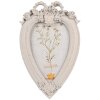 Clayre & Eef 2F1120 Ramka na zdjęcia w kształcie serca biała 14x2x22 cm 10x15 cm