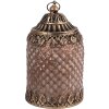 Clayre & Eef 6GL4600 Dekoracja z diodami LED brąz Ø 10x16 cm