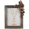 Clayre & Eef 2F1124 Ramka na zdjęcia złoto-niebieska 16x3x23 cm / 10x15 cm