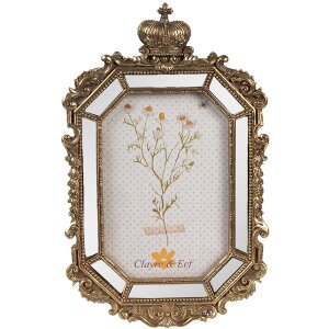 Clayre & Eef 2F1129 Ramka na zdjęcia złota 15x3x24 cm...