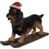 Clayre & Eef 6PR4173 Statuetka dekoracyjna Pies Jamnik 10x3x7 cm